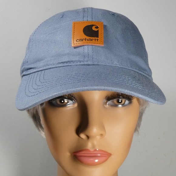 Carhartt Adjustable Baseball Hat Cap - Light Denim Blue - Picture 1 of 5